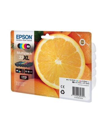 Epson 33  Multipack  -pack  Black Yellow Cyan Magenta Photo Black  Blækpatron Cyan