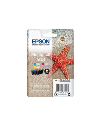 Epson 603 Multipack  -pack Yellow Cyan Magenta Original Ink Cartridge Blækpatron Cyan