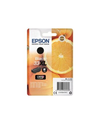 Epson 33  Original Black Ink Blækpatron Sort
