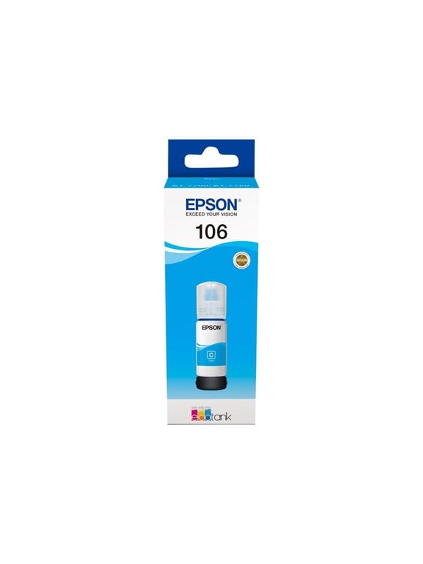 Epson 106 Original Cyan Ink Blækrefill Cyan