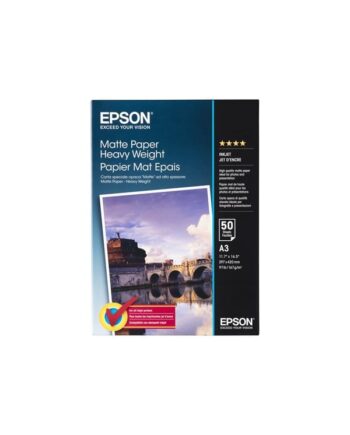 Epson Paper Matt Heavyweight A3 50 Sheets 167gm2