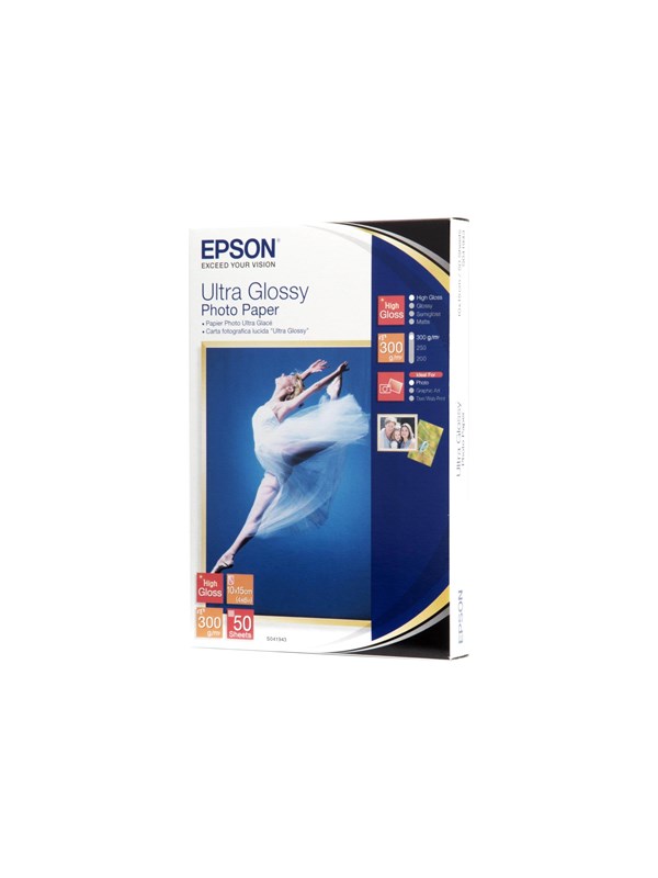 Epson Paper Ultra Glossy 10x15 50sh 300g