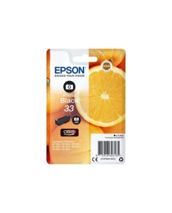 Epson 33 Photo Black Ink Blækpatron Foto Sort