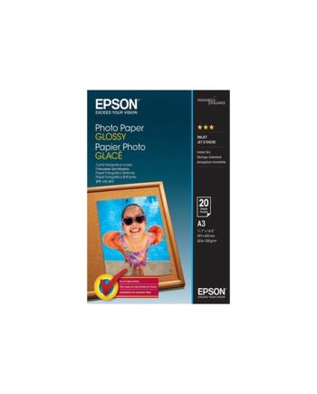 Epson Photo Paper A3 20 Sheets   C13s042536