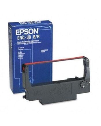 Epson Ribbon Black Red Erc-38 Print-bånd Magenta