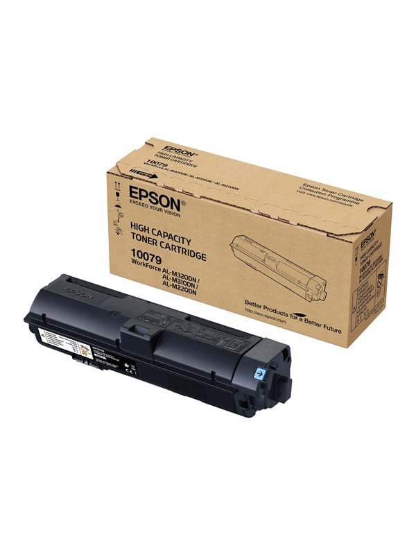 Epson S110079 Høj Kapacitet Sort Original Tonerpatron Lasertoner Sort