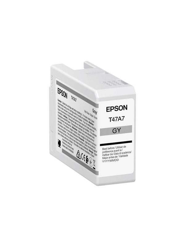 Epson Singlepack Gray T47a7 Ultrachrome Pro 10 Ink Blækpatron Grå