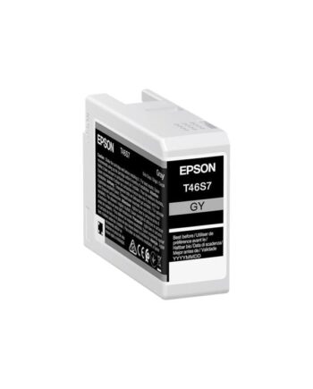 Epson Singlepack Gray T46s7 Ultrachrome Pro 10 Ink Blækpatron Grå