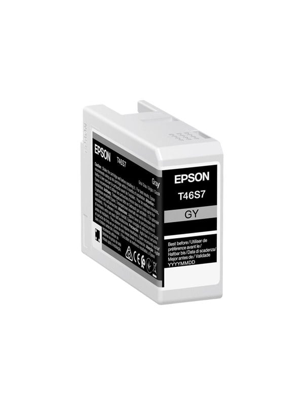 Epson Singlepack Gray T46s7 Ultrachrome Pro 10 Ink Blækpatron Grå