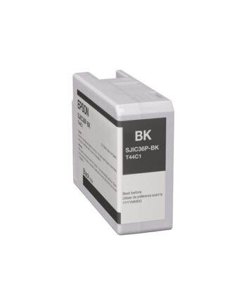 Epson Sjic36p    Black Original Ink Cartridge Blækpatron Sort