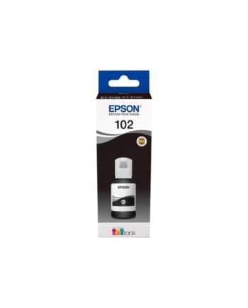 Epson 102 Sort Original Blækbeholder Blækrefill Sort
