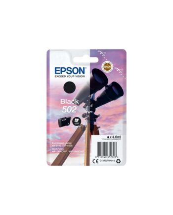 Epson 502 Sort Original Blækpatron Blækpatron Sort