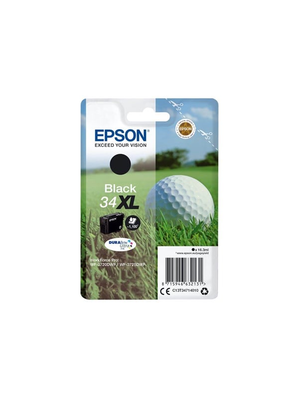 Epson 34 Sort Original Blækpatron Blækpatron Sort