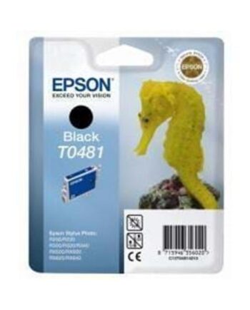Epson T0481 Black Blækpatron Sort