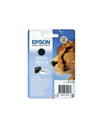Epson T0711 Black Ink Blækpatron Sort