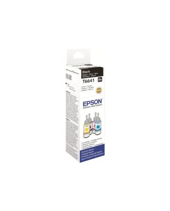 Epson T6641 Black Ink Tank  T6641  Blækrefill Sort
