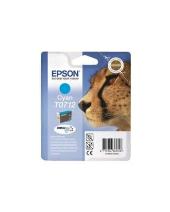 Epson T0712 Blækpatron Cyan