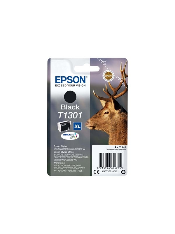 Epson T1301 Blækpatron Sort