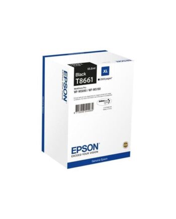 Epson T8661 Blækrefill Sort