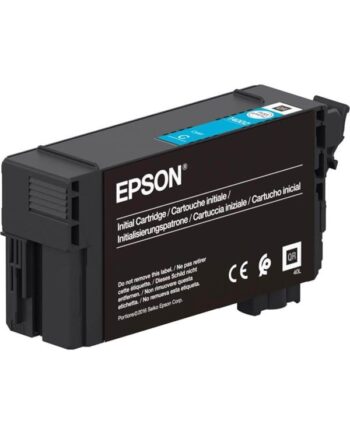 Epson T40c240 Cyan Original Ink Cartridge Blækpatron Cyan