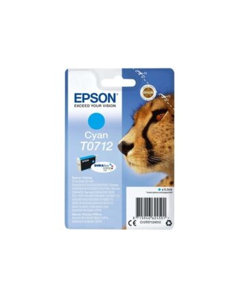 Epson T0712 Cyan Ink Blækpatron Cyan