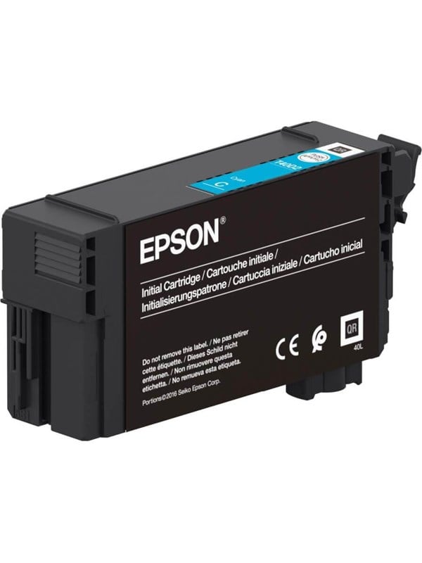 Epson T40d240 Cyan Original Ink Cartridge Blækpatron Cyan