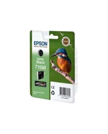 Epson T1598 Ink Cartridge Matt Black Blækpatron Mat Sort