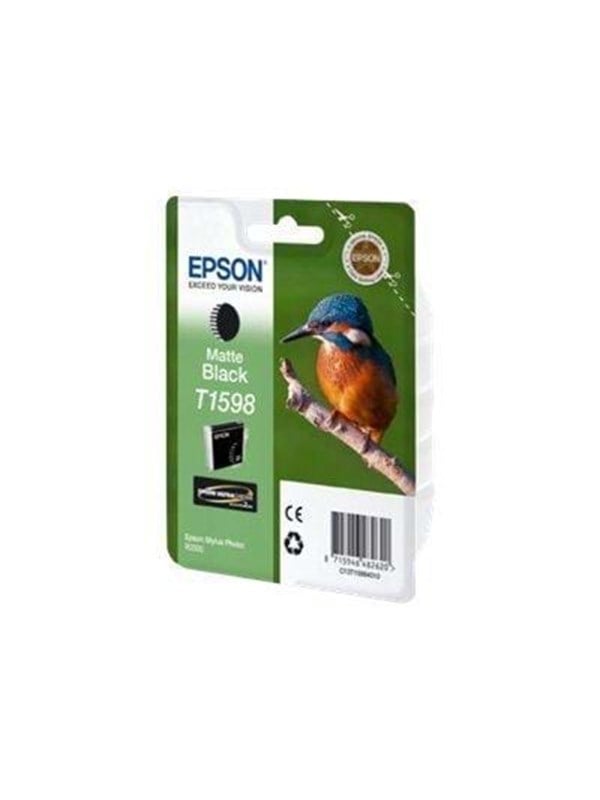 Epson T1598 Ink Cartridge Matt Black Blækpatron Mat Sort