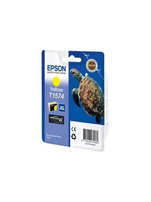Epson T1574 Ink Cartridge Yellow Blækpatron Gul