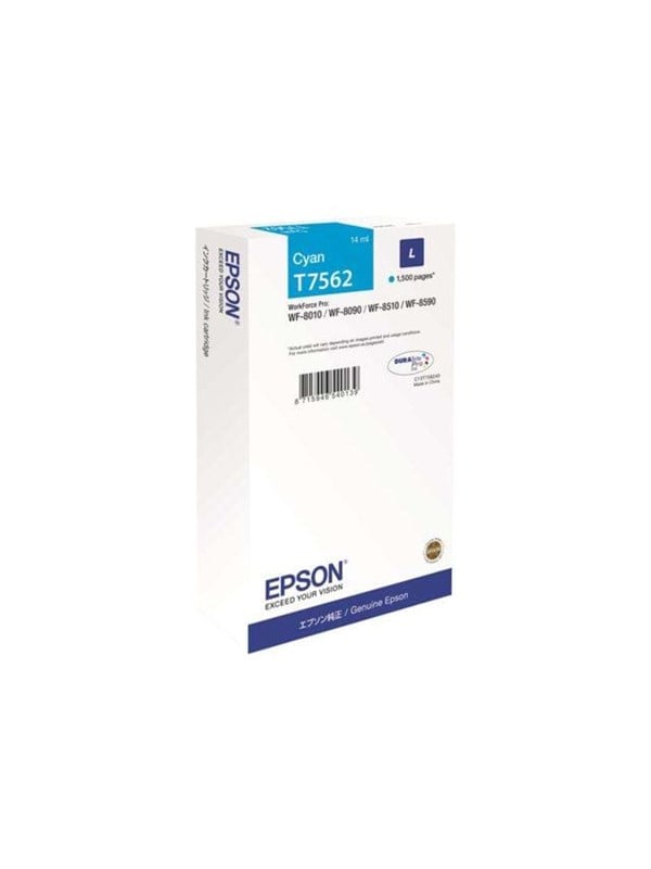 Epson T7562 Ink T7562 Blækpatron Cyan