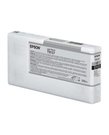 Epson T9137 Light Black Ink Blækpatron Lys Sort