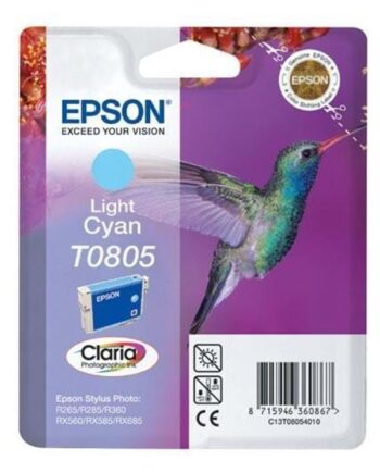Epson T080540 Light Cyan Blækpatron Lys Cyan