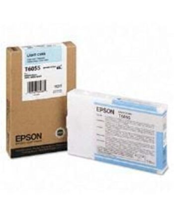 Epson T6055 Light Cyan Blækpatron Lys Cyan