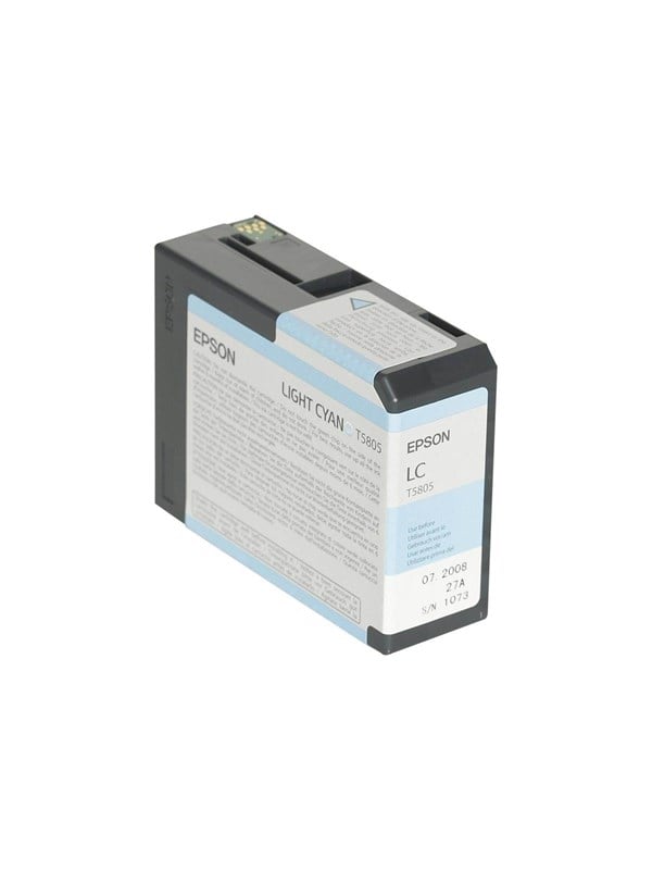 Epson T5805 Light Cyan Blækpatron Lys Cyan