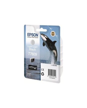 Epson T7609 Light Light Black Ink Blækpatron Meget Lys Sort
