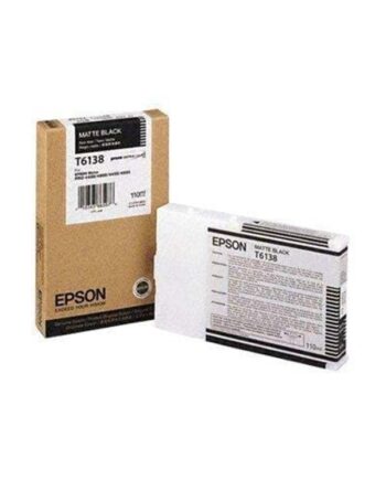 Epson T6138 Matt Black Blækpatron Mat Sort