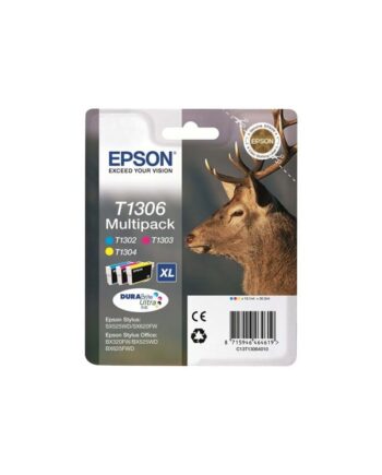 Epson T1306 Multipack Blækpatron Cyan  Magenta  Gul