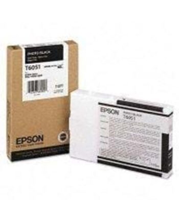 Epson T6051 Photo Black Blækpatron Foto Sort