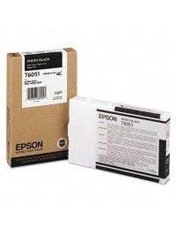 Epson T6051 Photo Black Blækpatron Foto Sort