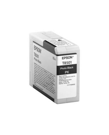 Epson T8501 Photo Black Ink Blækpatron Foto Sort