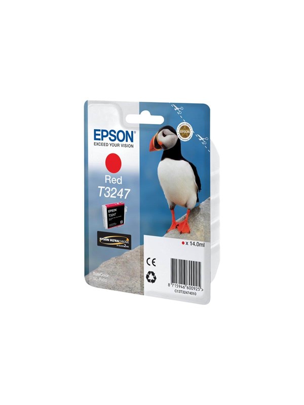 Epson T3247 Red Ink Blækpatron Rød
