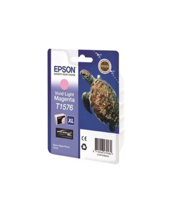Epson T1576 Vivid Light Magenta Ink Cartridge Blækpatron Levende Lyserød