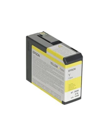 Epson T5804 Yellow Blækpatron Gul