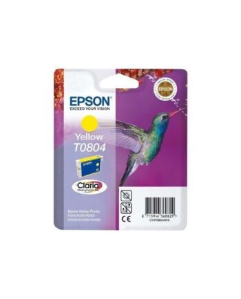 Epson T0804 Yellow Blækpatron Gul