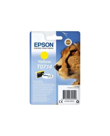 Epson T0714 Yellow Ink Blækpatron Gul