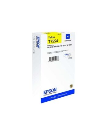 Epson T7554 Yellow Ink    T7554  Blækpatron Gul