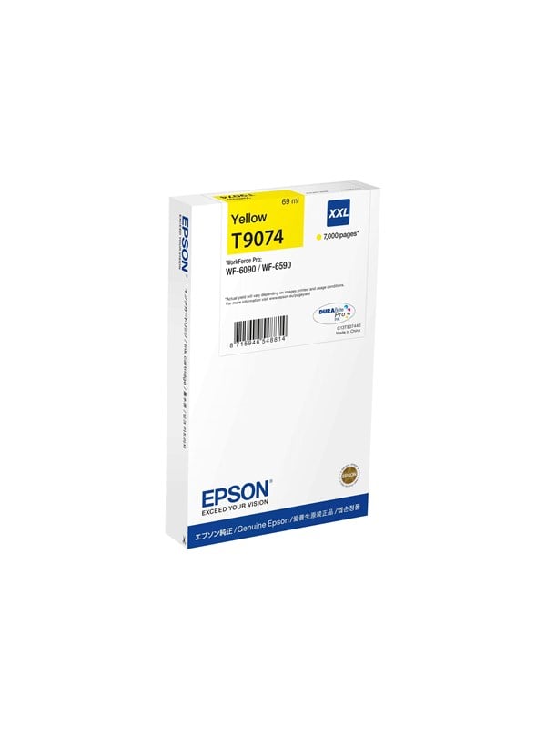 Epson T9074 Yellow Ink Blækpatron Gul