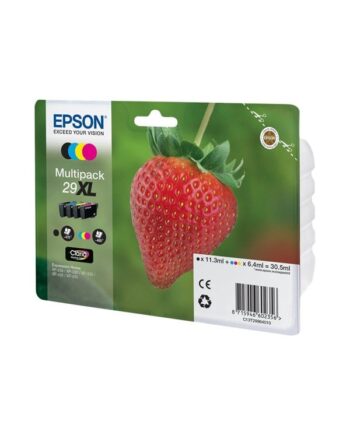 Epson 29   -pack  Black Yellow Cyan Magenta  Blækpatron Cyan