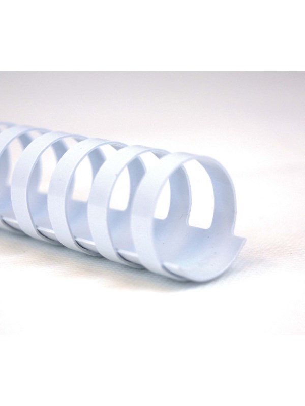 Gbc Combbind Indbindingsryg Combs 10mm A4 21r Hvid Plastic Binding Comb