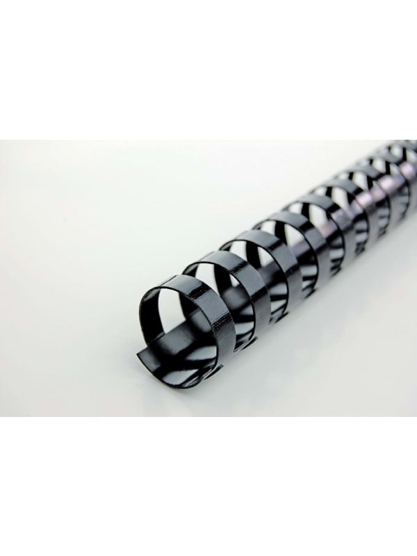 Gbc Combbind Indbindingsryg Combs 12mm A4 21r Sort Plastic Binding Comb